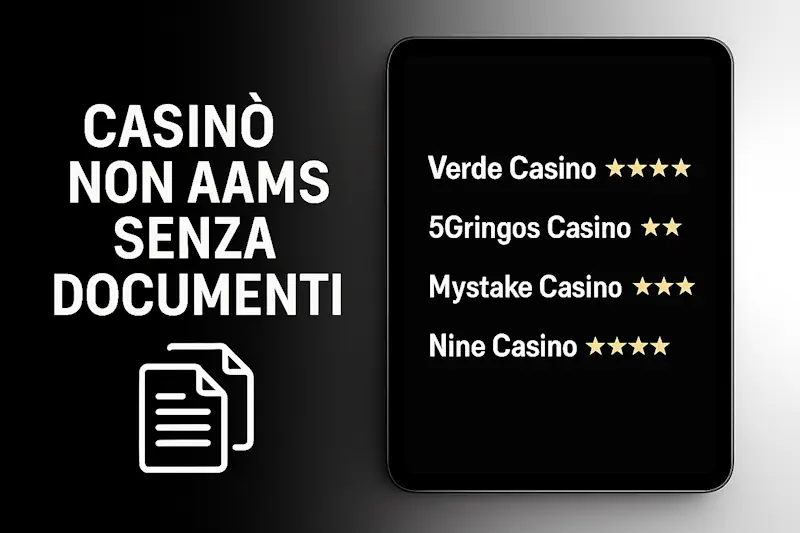 Casinò non aams senza documenti